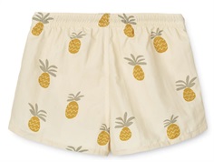 Liewood pineapples/cloud cream badeshorts Aiden